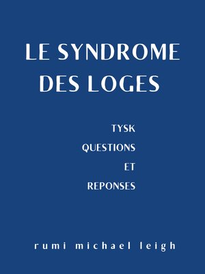 cover image of Le syndrome des loges